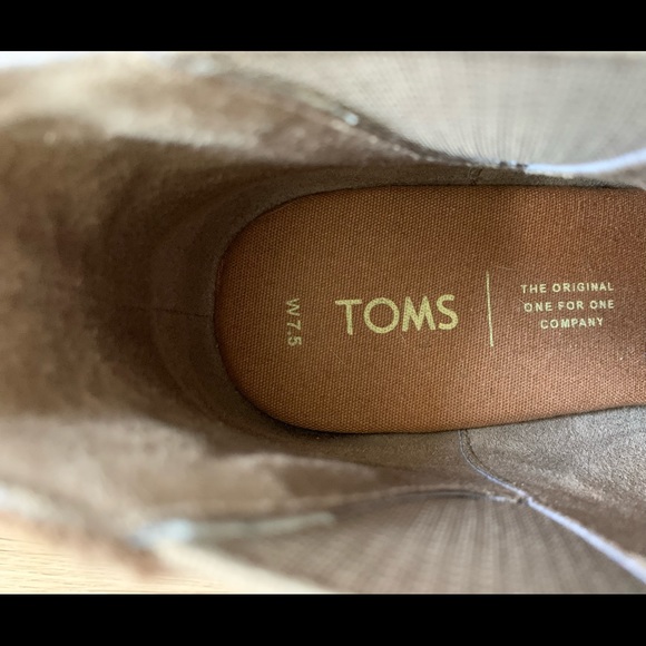 TOMS Wedge Booties women’s size 7.5 - Picture 4 of 4